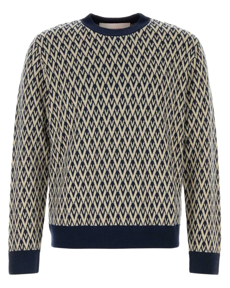 Valentino Garavani Toute la V Pullover - Blau Blau