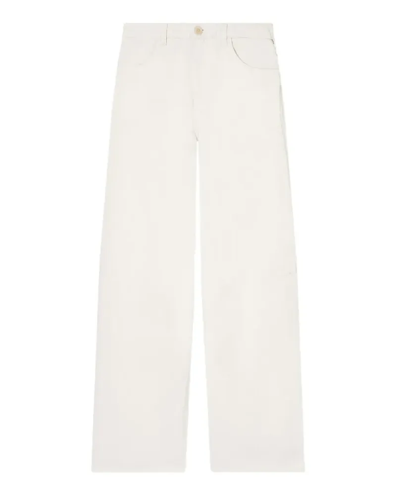 Emporio Armani button five-pockets jeans - Weiß Weiß