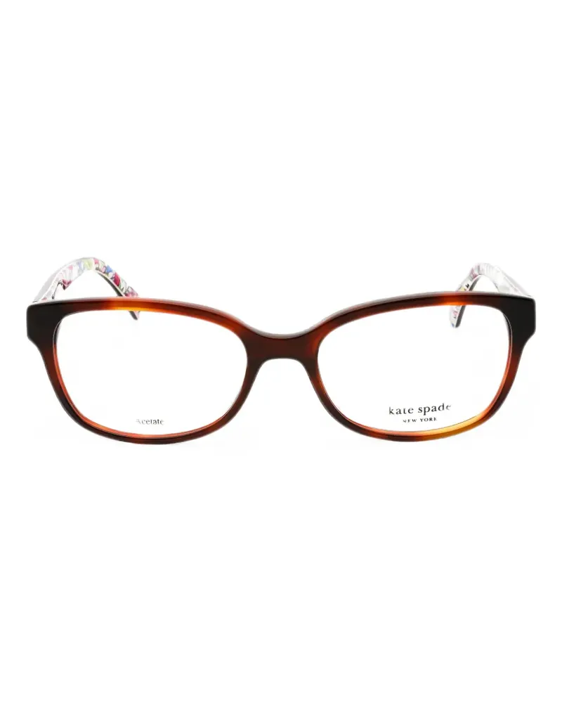 Kate Spade Violette Brille mit ovalem Gestell - Braun Braun