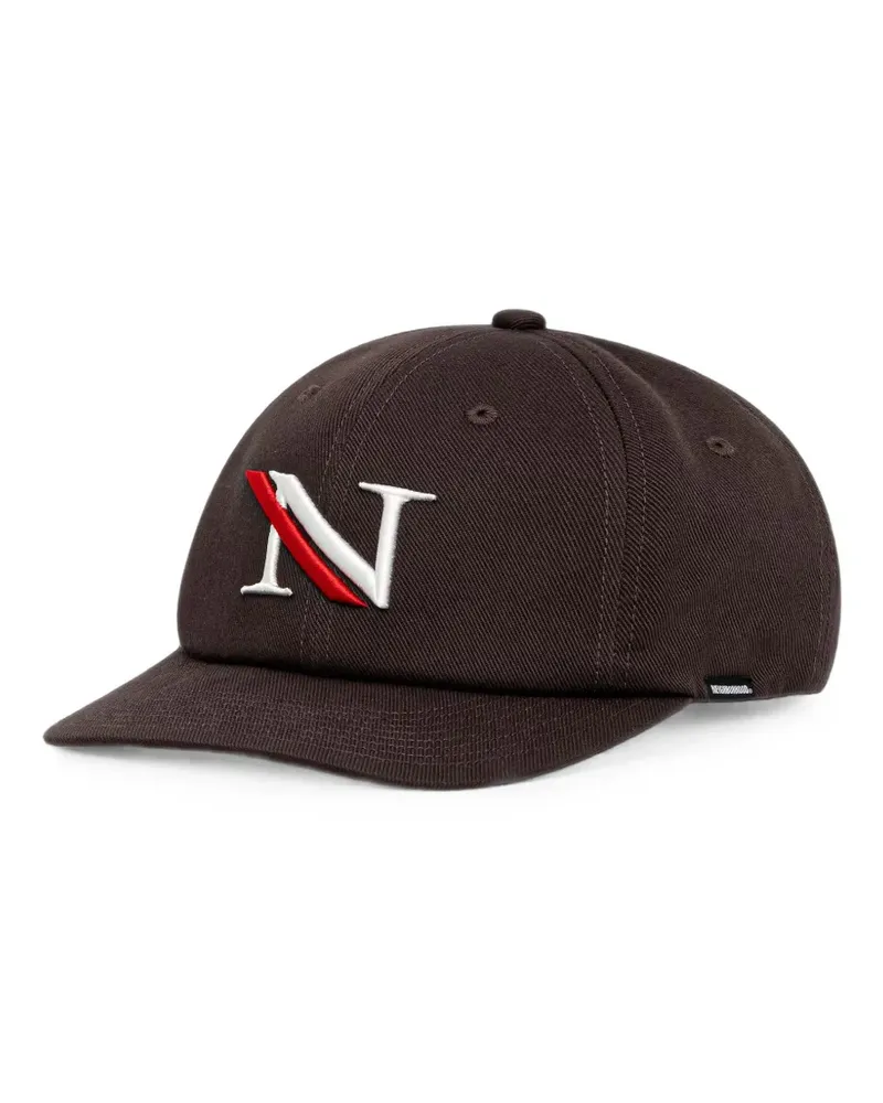Neighborhood logo-embroidered baseball cap - Braun Braun