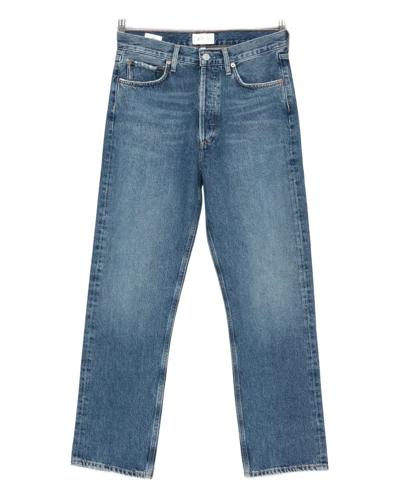 AGOLDE whiskering-effect jeans - Blau Blau