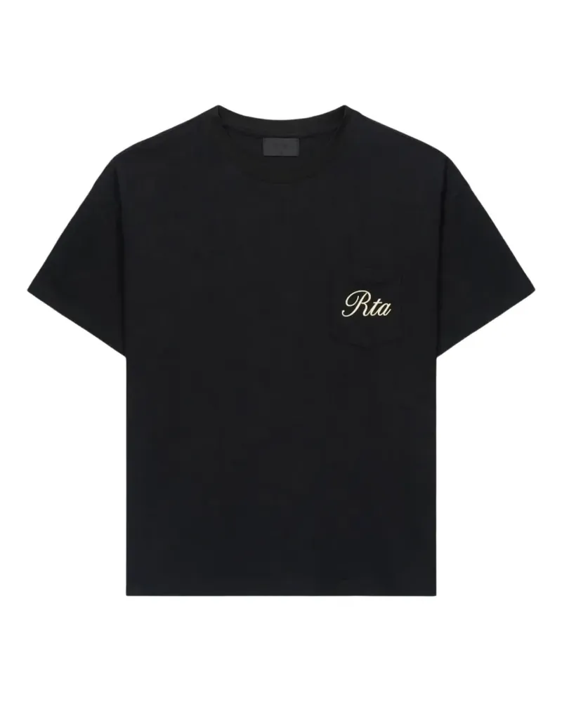 RTA Bastien T-Shirt - Schwarz Schwarz