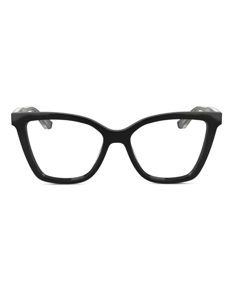 Calvin Klein Gestell mit geometrischer Struktur - Schwarz Schwarz