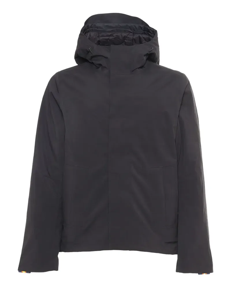 K-Way Wattierter Jacken Mantel - Schwarz Schwarz