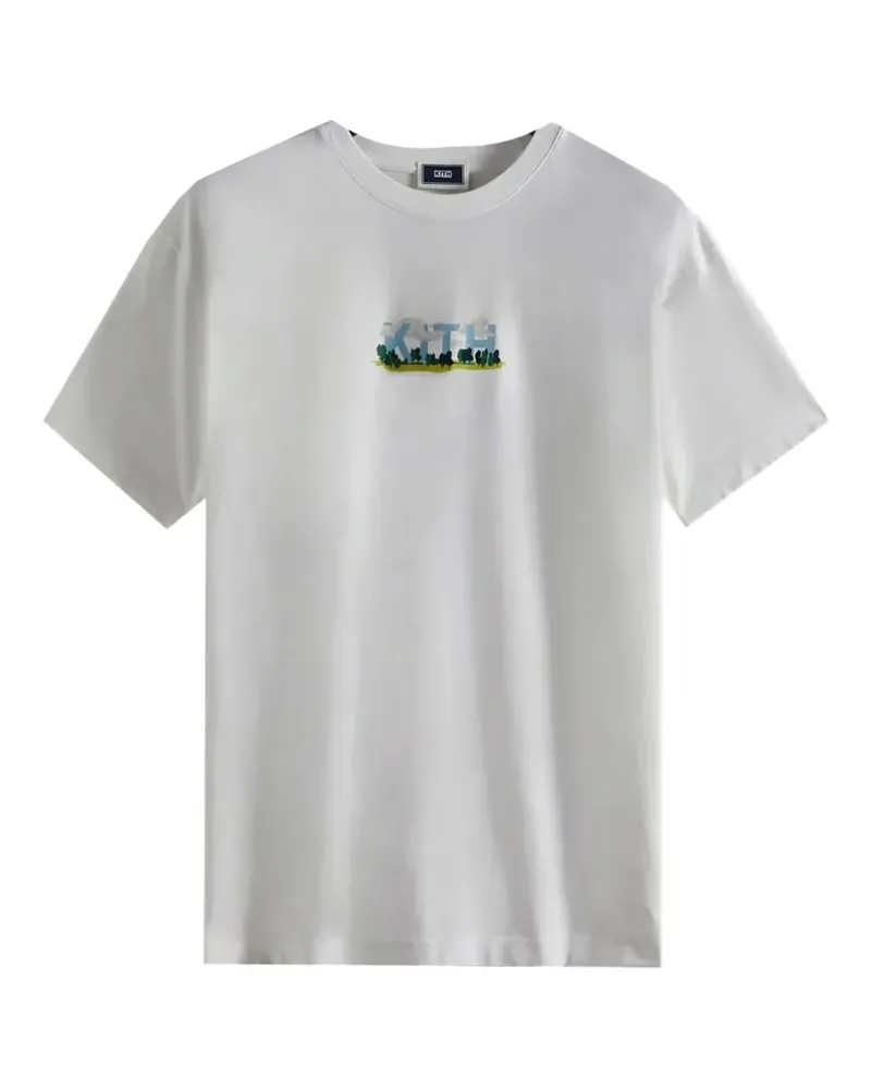 KITH T-Shirt mit Logo - Weiß Weiß
