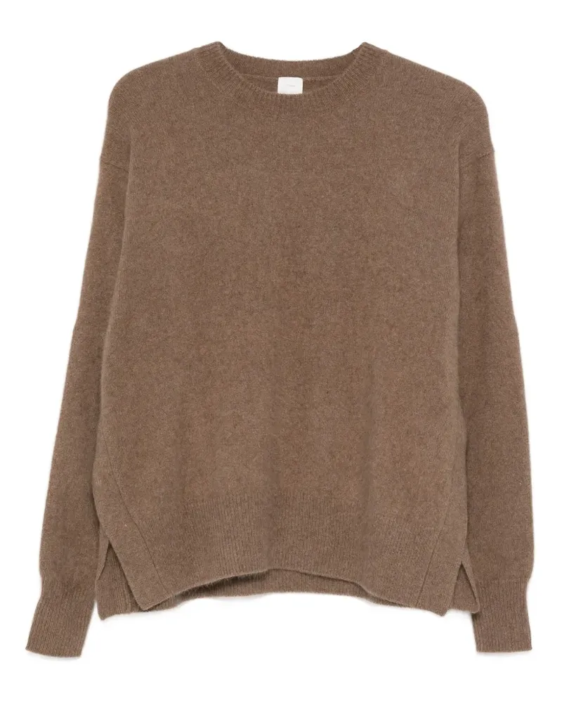 C.T.plage Klassisches Sweatshirt - Braun Braun