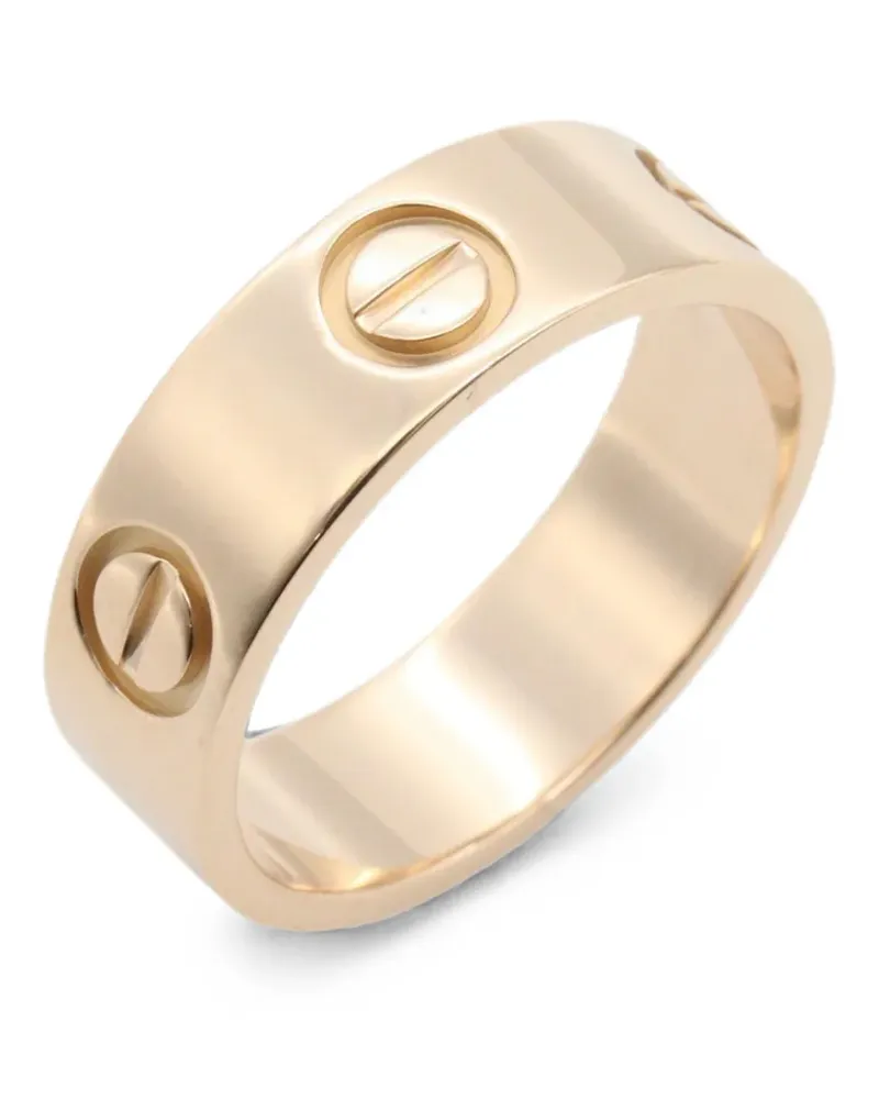 Cartier 2010s Love screw-detail ring - Gold Gold