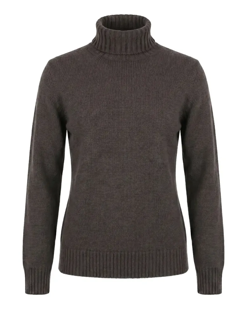 Drumohr  roll-neck merino sweater - Braun Braun