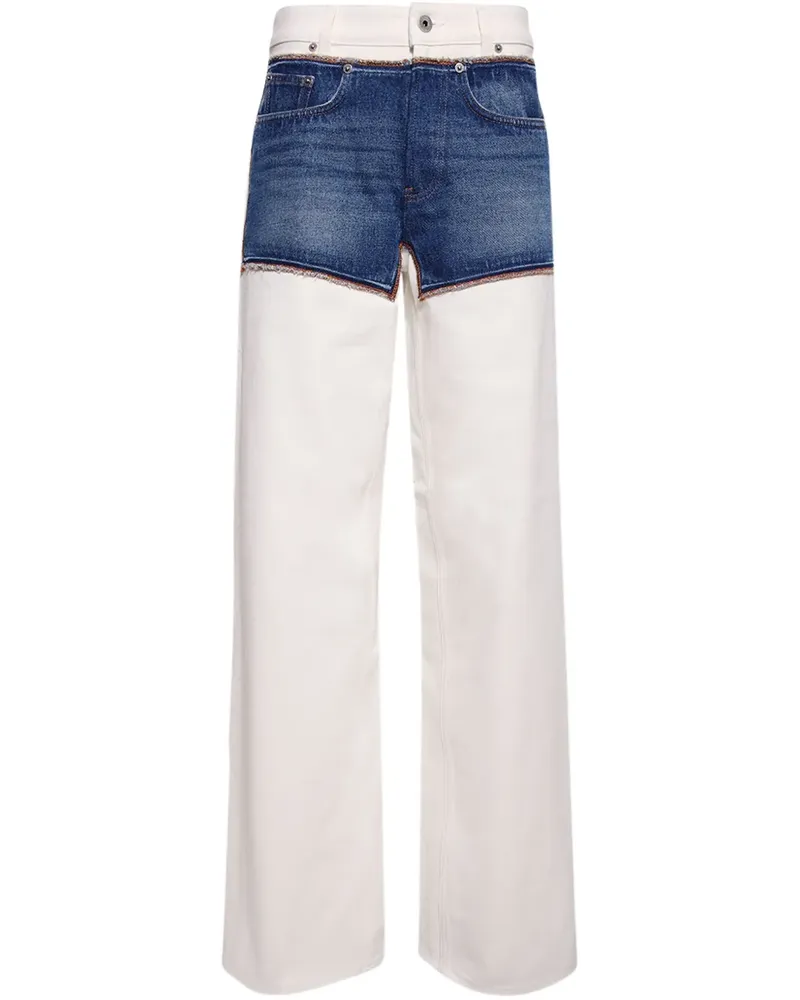 Jean Paul Gaultier Petit Grand Jeans mit Einsätzen - Nude Nude