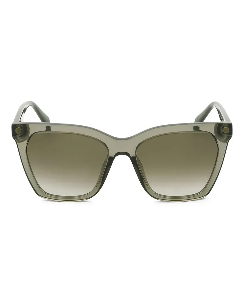 Blumarine Sonnenbrille mit eckigem Gestell - Grau Grau