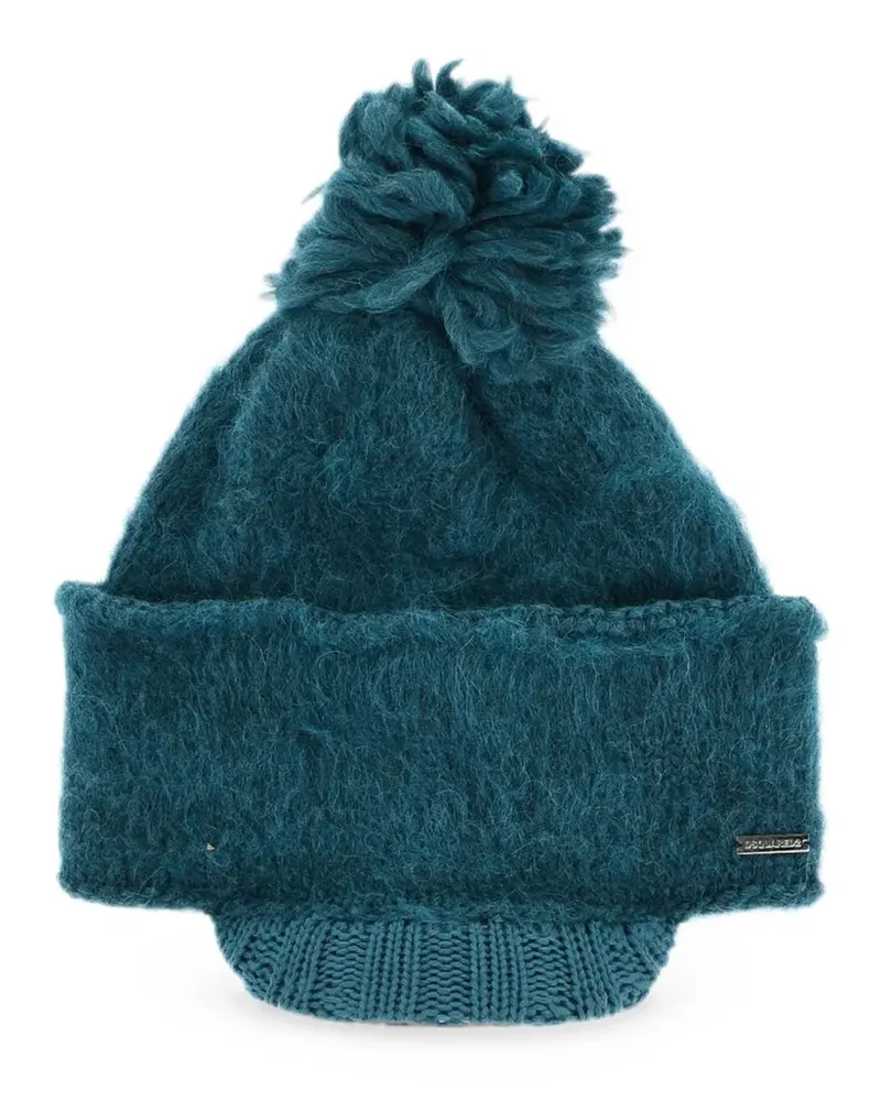 Dsquared2 pom-pom beanie hat - Blau Blau