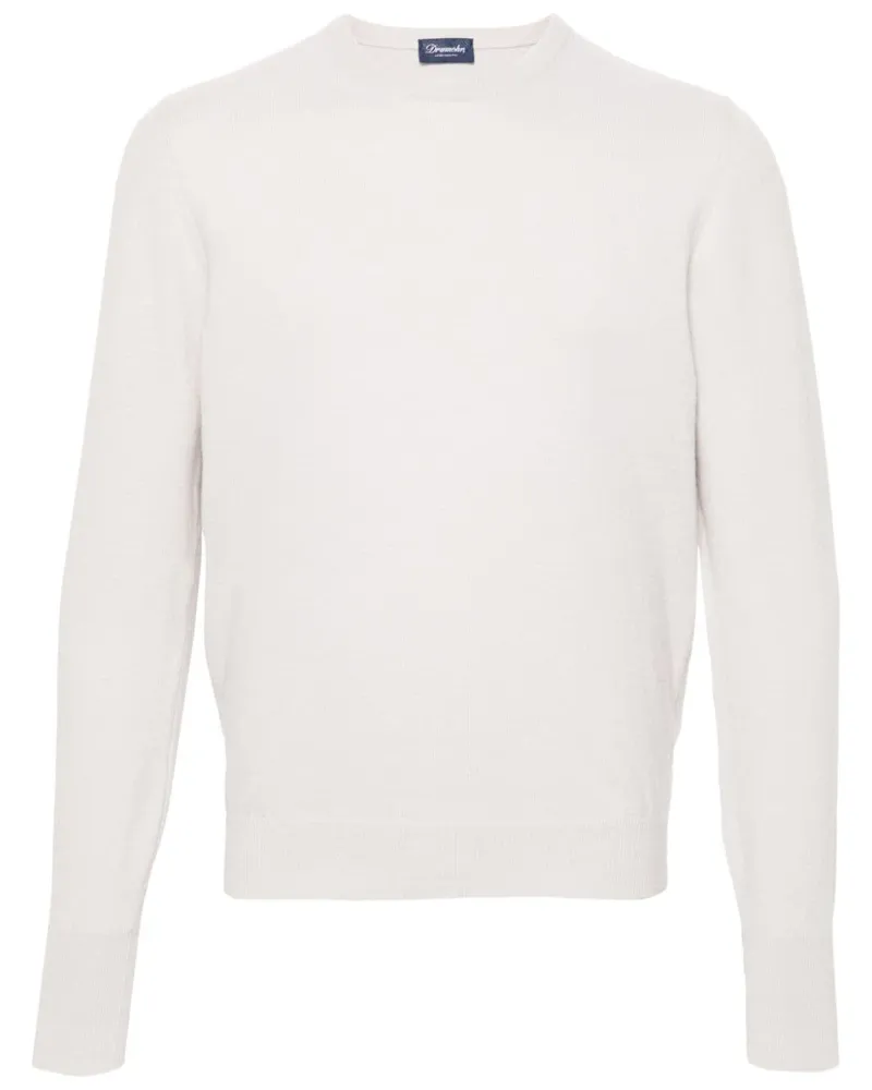 Drumohr  Klassischer Kaschmirpullover - Grau Grau
