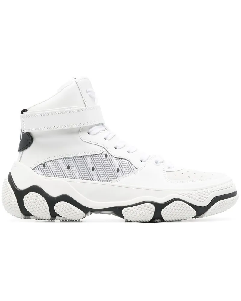 RED Valentino High-Top-Sneakers mit Logo - Schwarz Schwarz