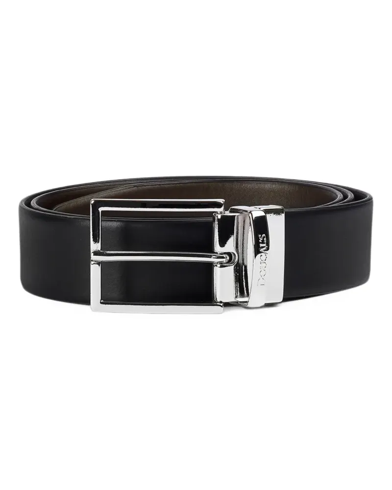 Doucal´s reversible leather belt - Schwarz Schwarz