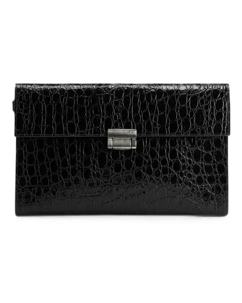 Giuseppe Zanotti Yannis clutch bag - Schwarz Schwarz