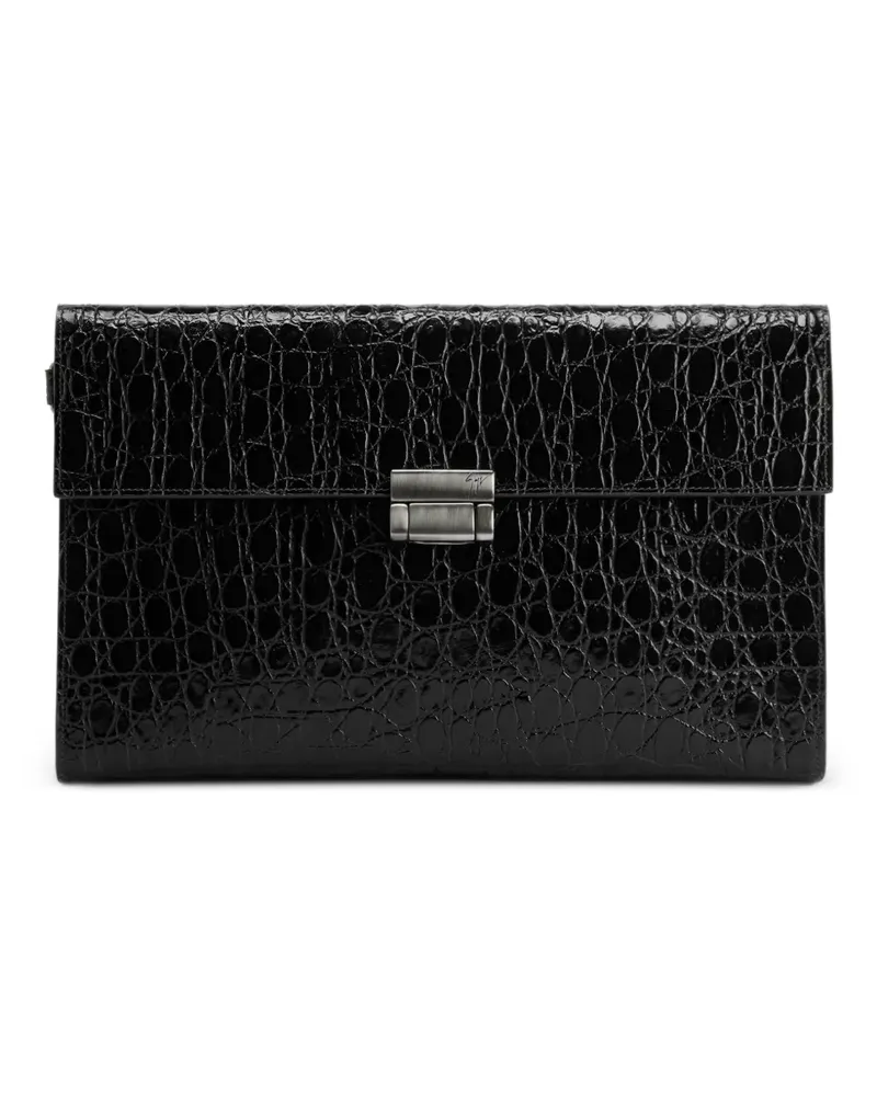Giuseppe Zanotti Yannis Clutch - Schwarz Schwarz