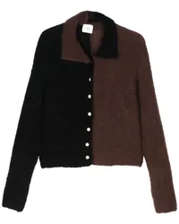 ALYSI Cardigan in Colour-Block-Optik Schwarz