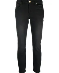 Pinko Halbhohe Skinny-Jeans Schwarz