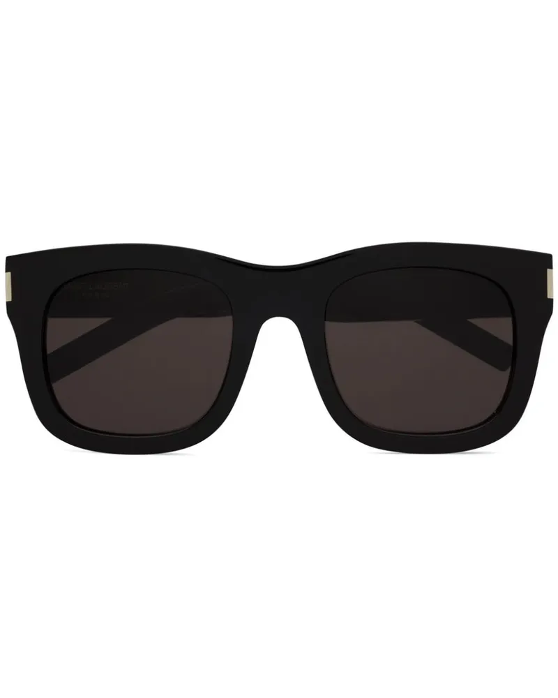 Saint Laurent Eckige SL 650 Monceau Sonnenbrille - Schwarz Schwarz