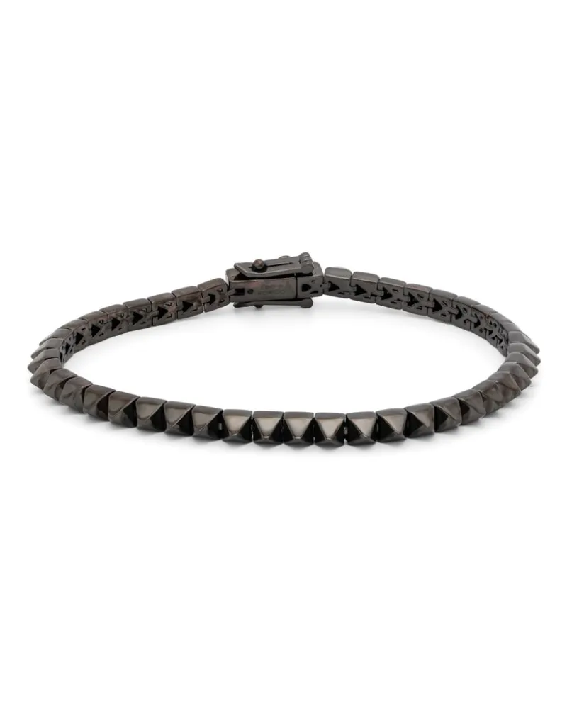 Eddie Borgo Pyramid Tennis bracelet - Grau Grau