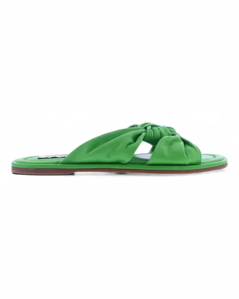 Inuovo knotted leather sandals - Grün Grün