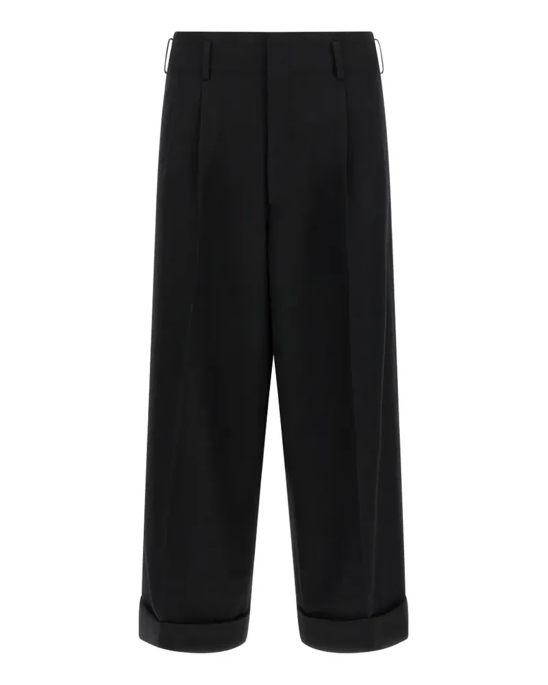Comme des Garçons cropped wide-leg trousers - Schwarz Schwarz