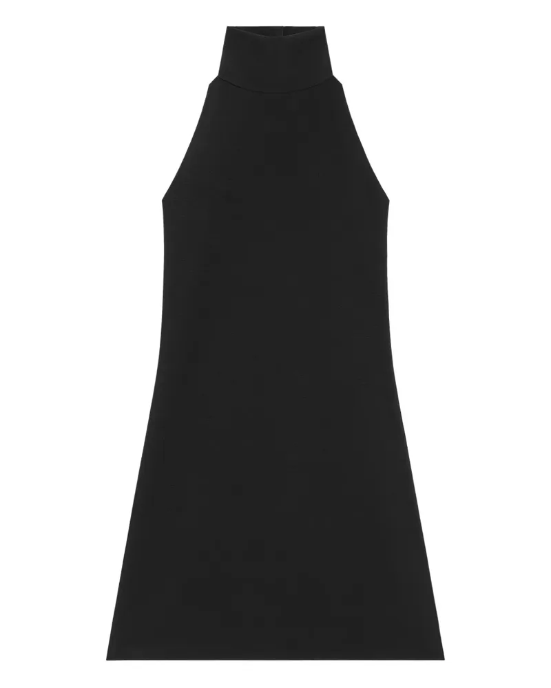 Courrèges Minikleid mit Neckholder - Schwarz Schwarz