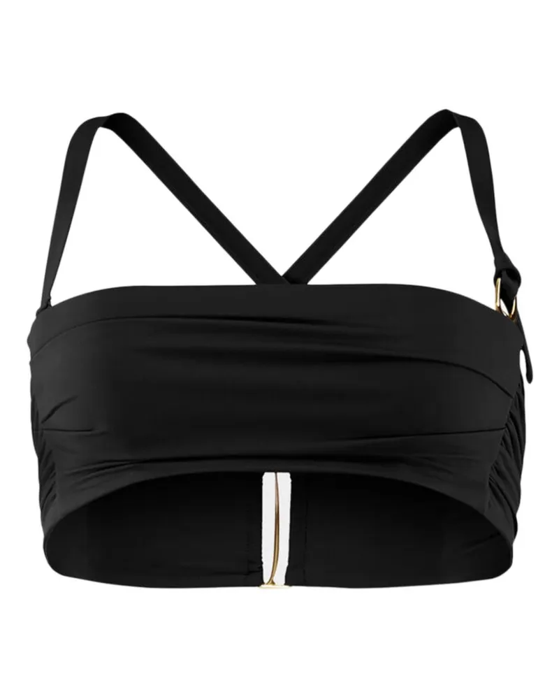 Jacquemus Klassisches Bandeau-Bikinioberteil - Schwarz Schwarz