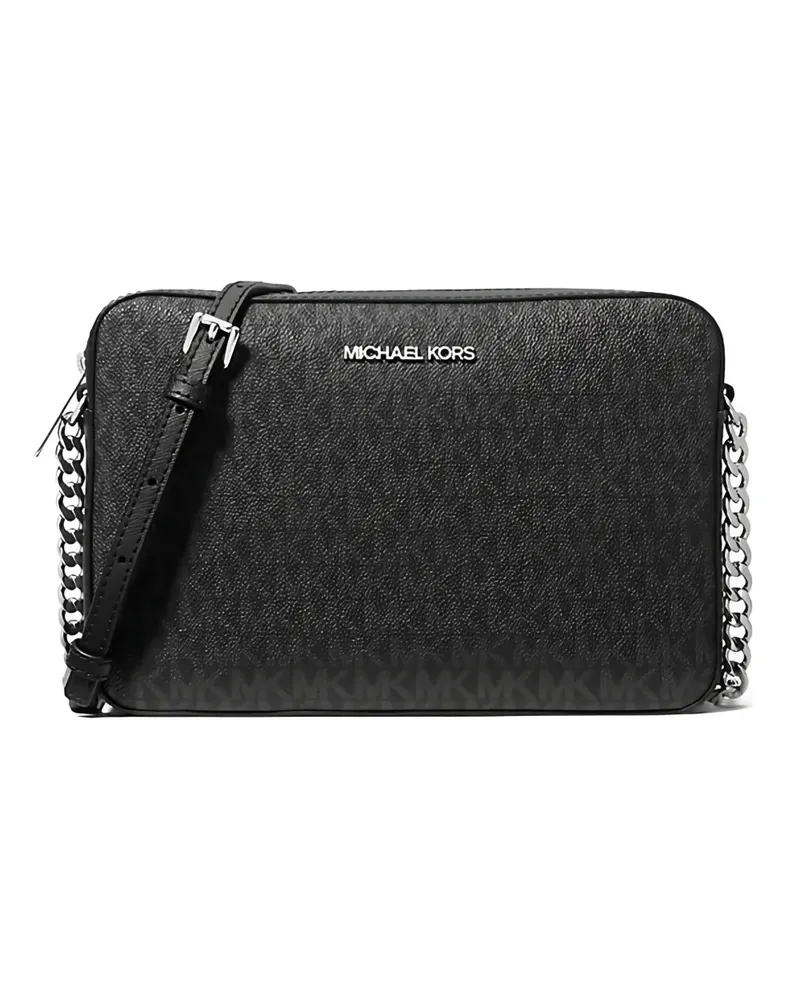 Michael Kors large Jet Set cross body bag - Schwarz Schwarz