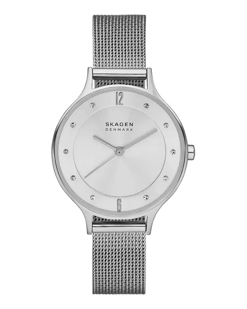 Skagen Anita Mesh 30mm watch - Silber Silber