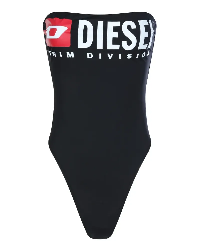 Diesel Cecilia-D-Core Badeanzug mit Logo - Schwarz Schwarz