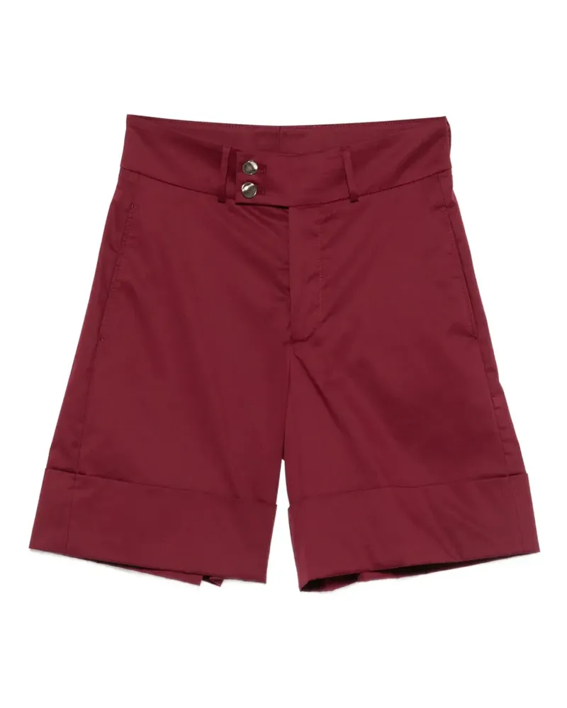 Berwich Nadine button-detail shorts - Rot Rot