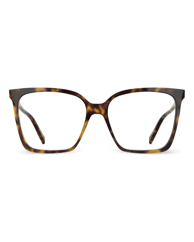 Karl Lagerfeld Brille mit eckigem Gestell - Braun Braun
