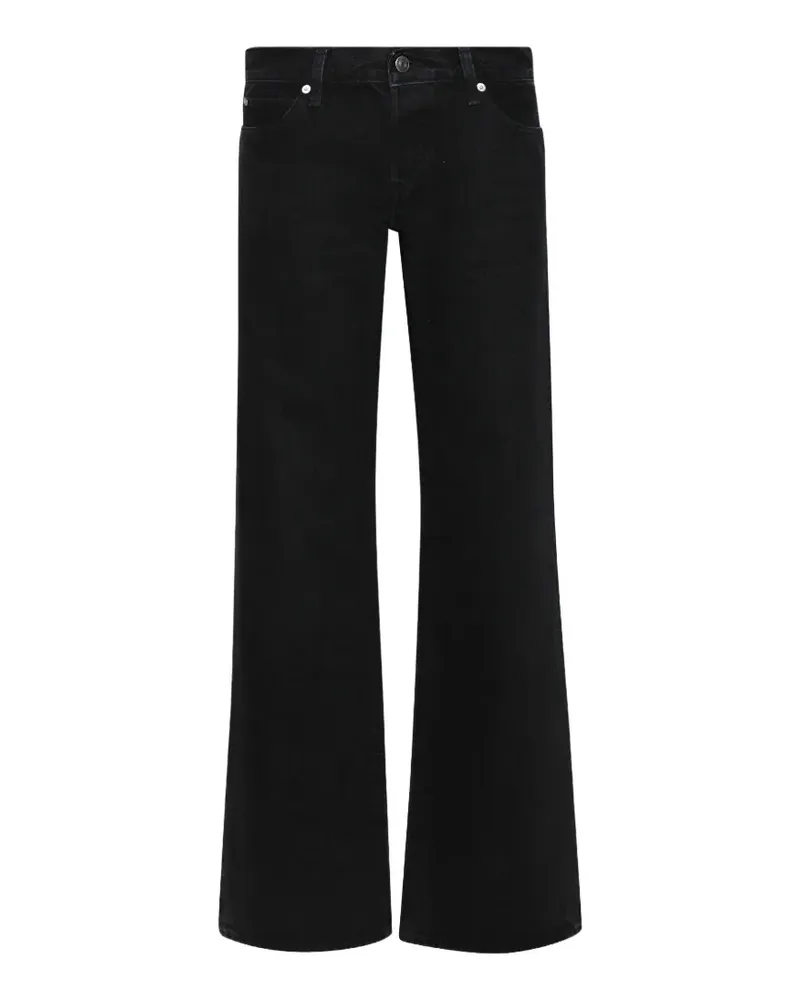 Frame Denim Geknöpfte Jeans - Schwarz Schwarz
