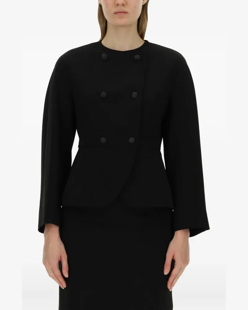 Max Mara button-fastening jacket - Schwarz Schwarz