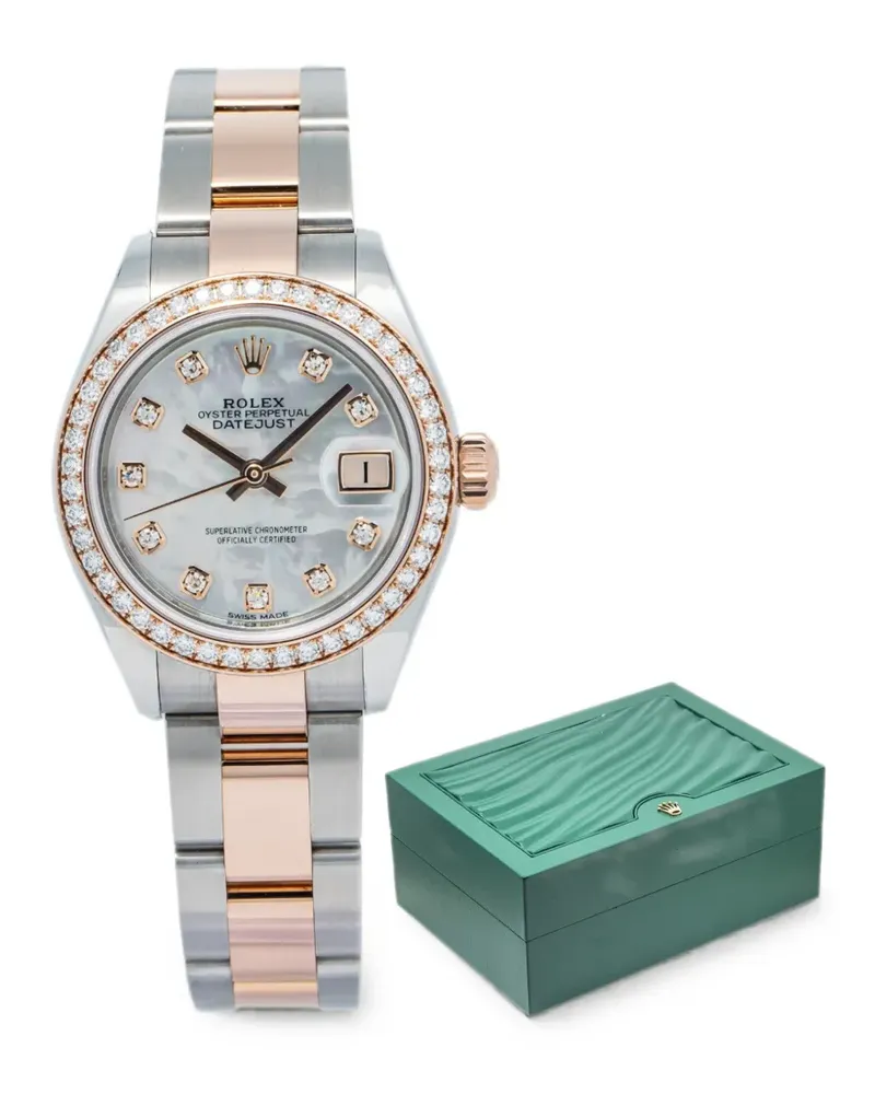 Rolex Datejust diamond 28mm watch - Weiß Weiß