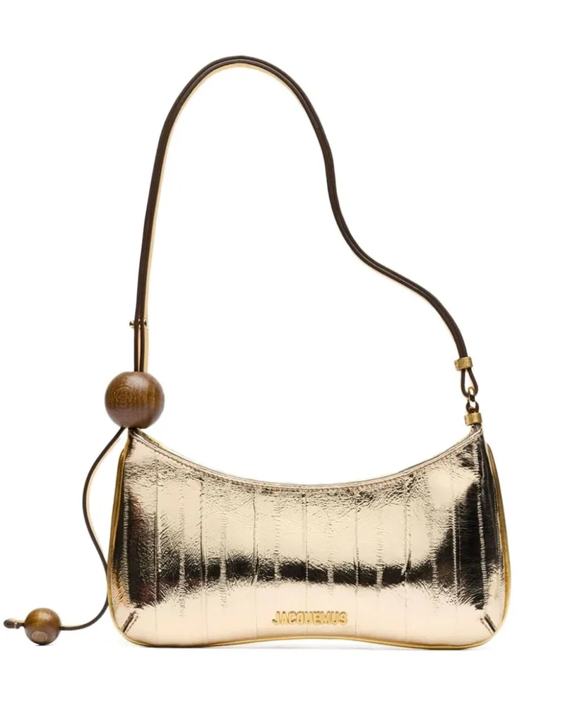 Jacquemus Le Bisou Perle Schultertasche - Gold Gold