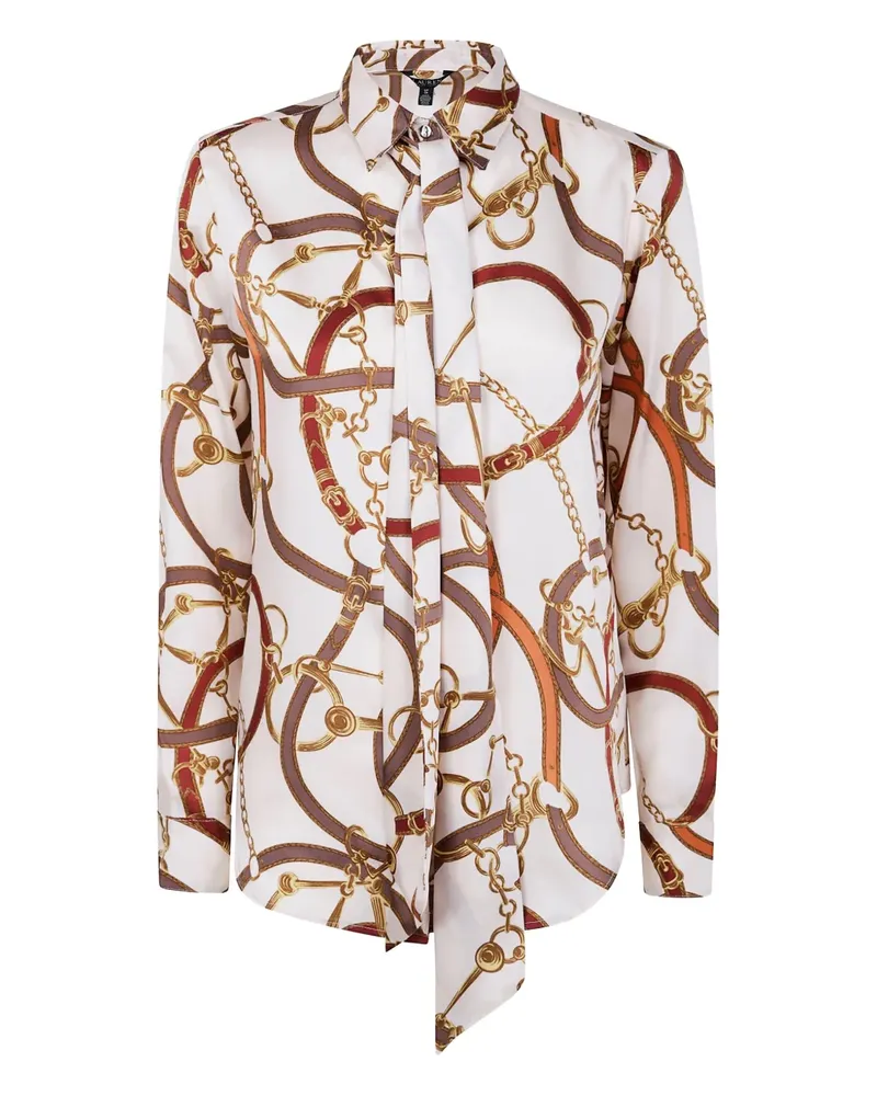 Ralph Lauren Hemd mit Ketten-Print - Nude Nude