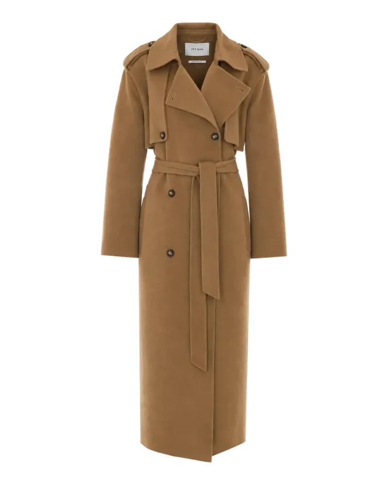 IVY & OAK double-breasted belted coat - Braun Braun