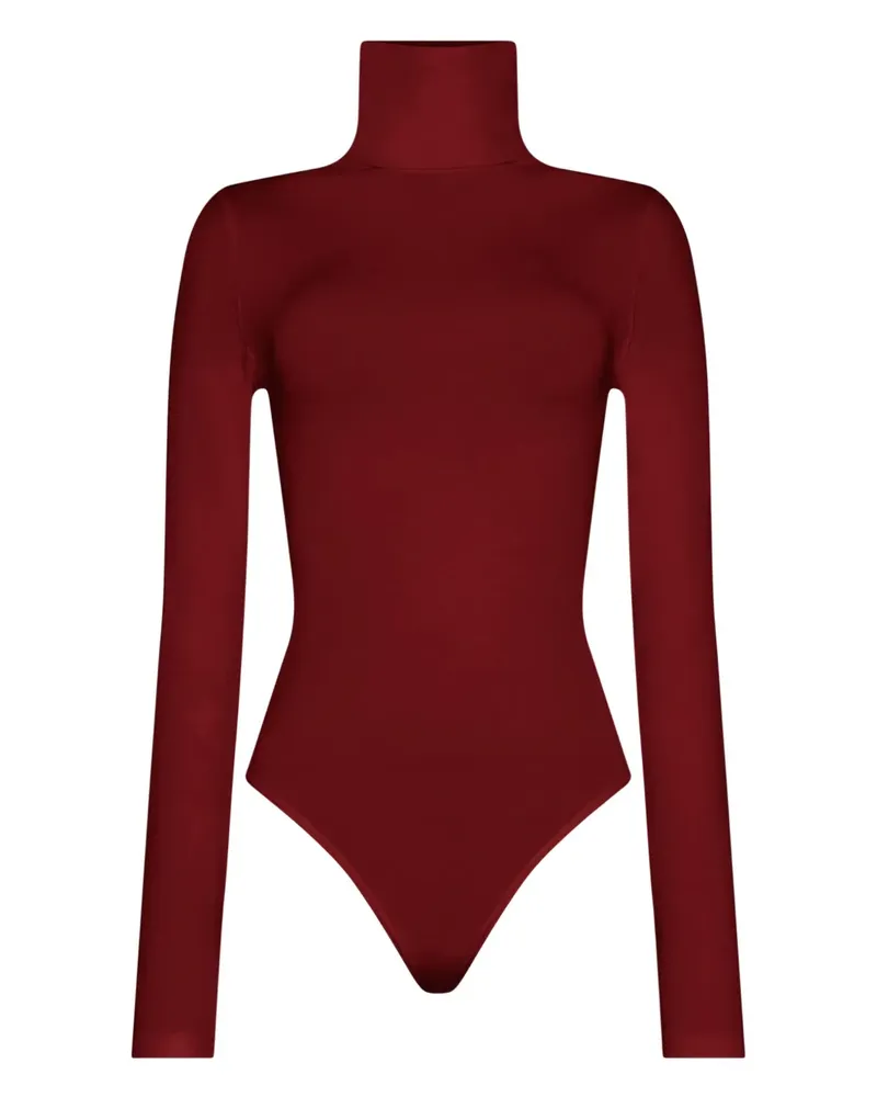 Wolford Body mit Rollkragen - Rot Rot