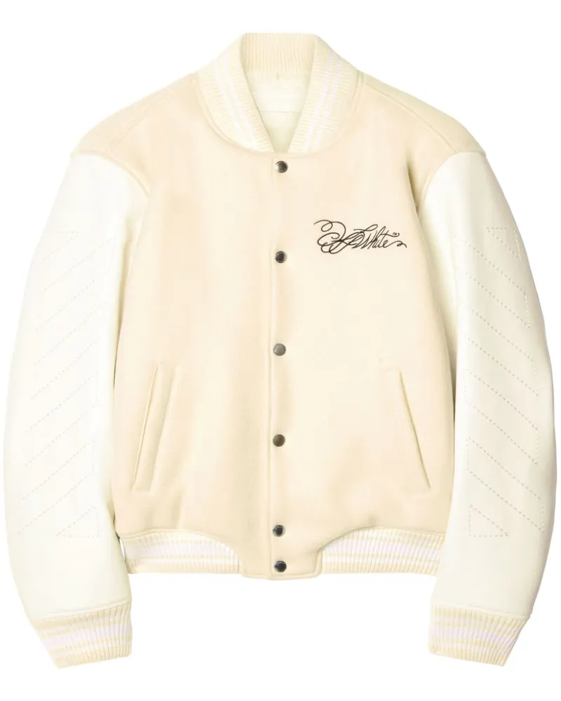 OFF-WHITE Rose Valley Bomberjacke - Nude Nude
