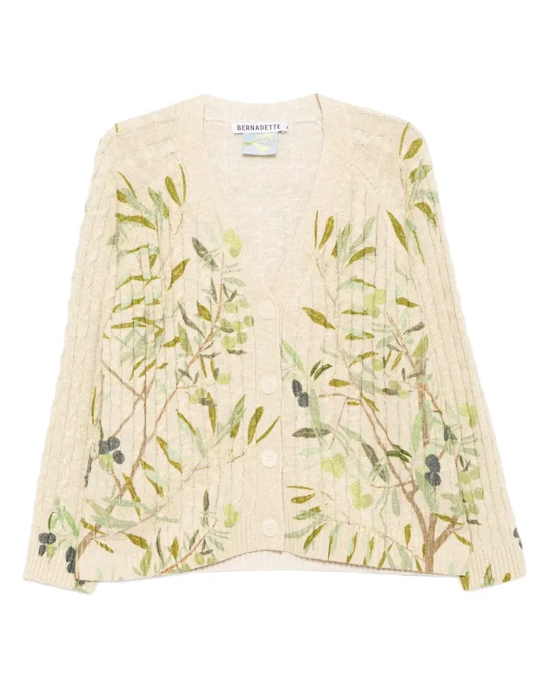 BERNADETTE Zuri Cardigan - Grün Grün