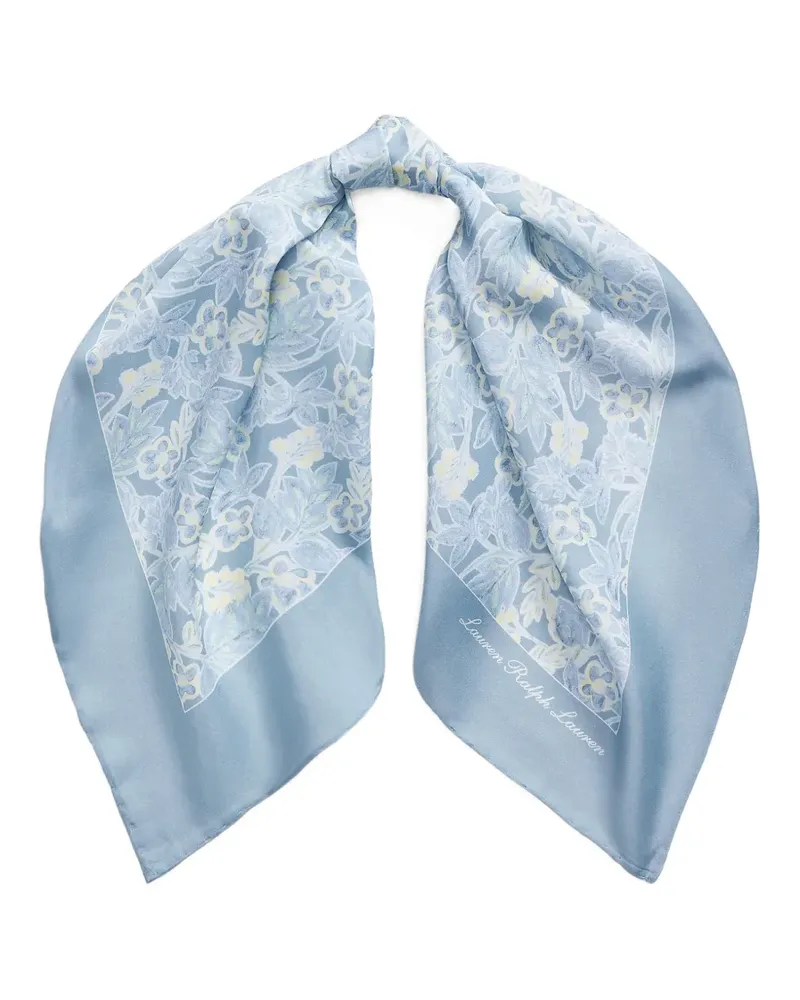 Ralph Lauren floral-print scarf - Blau Blau