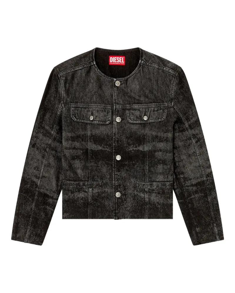 Diesel D-Aberdeen denim jacket - Schwarz Schwarz