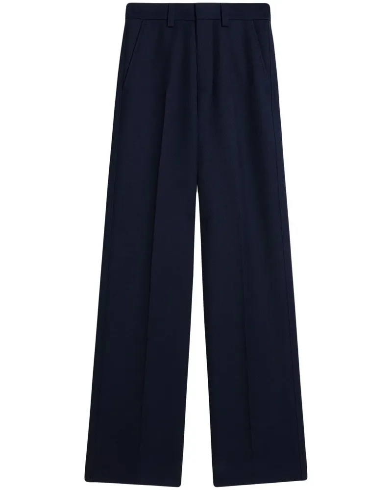 AMI Paris Hoch sitzende Hose - Blau Blau