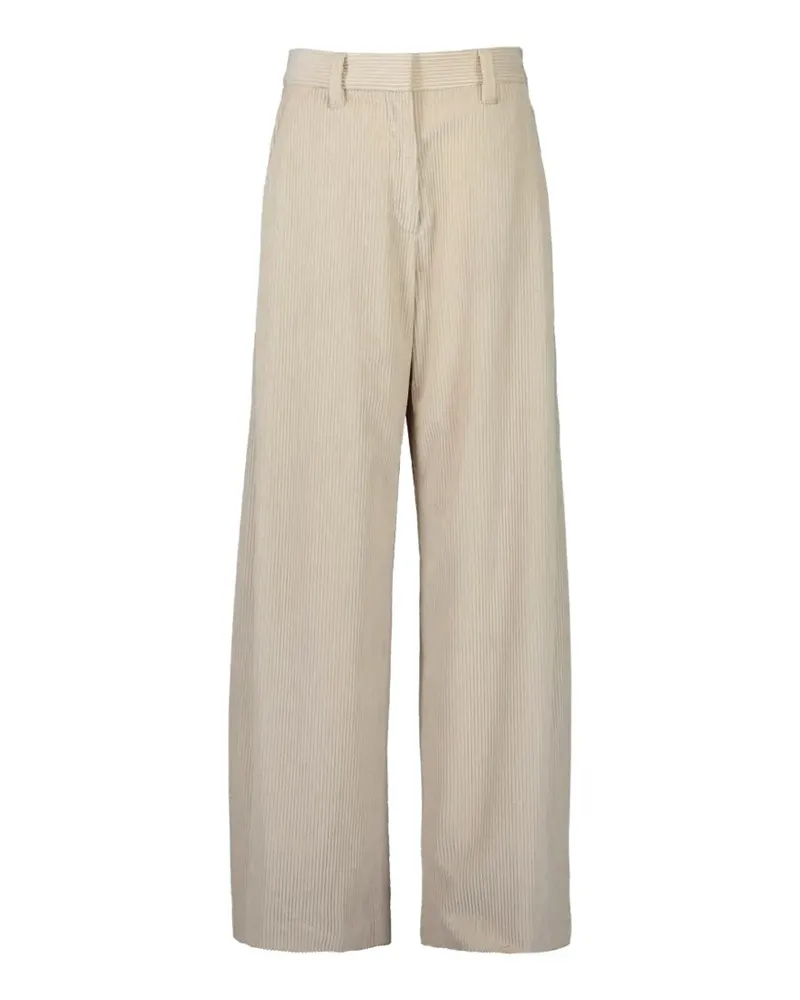 Brunello Cucinelli soft barrel trousers - Nude Nude