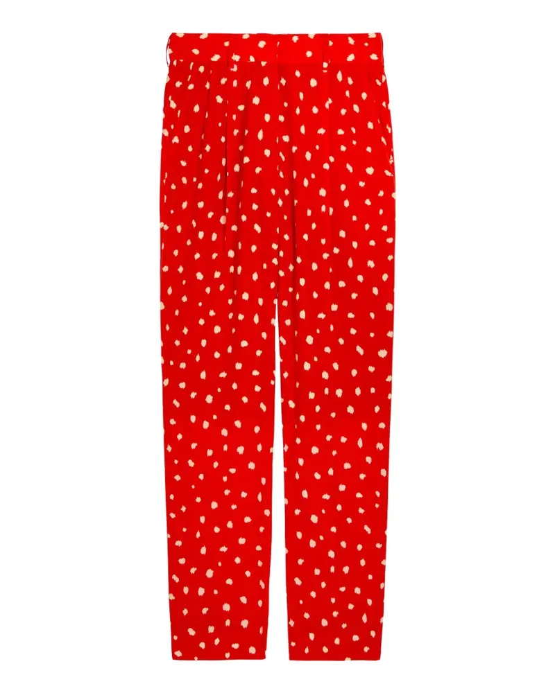 Blazé Milano polka-dot pleated trousers - Rot Rot