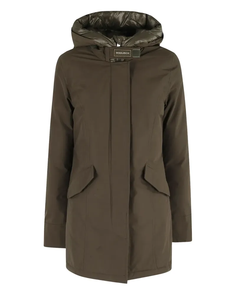 Woolrich hooded parka coat - Grün Grün
