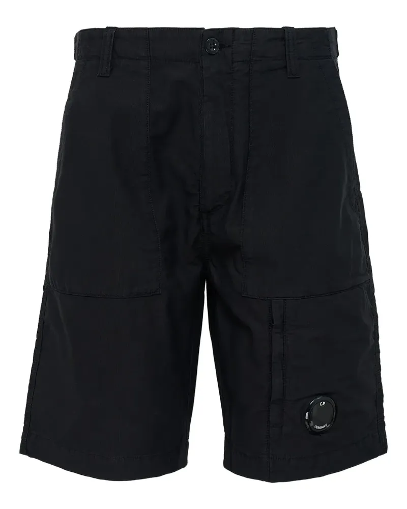C.P. Company logo shorts - Schwarz Schwarz