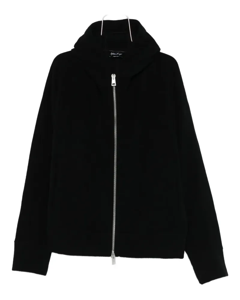 Andrea Ya'aqov zip-up hoodie - Schwarz Schwarz